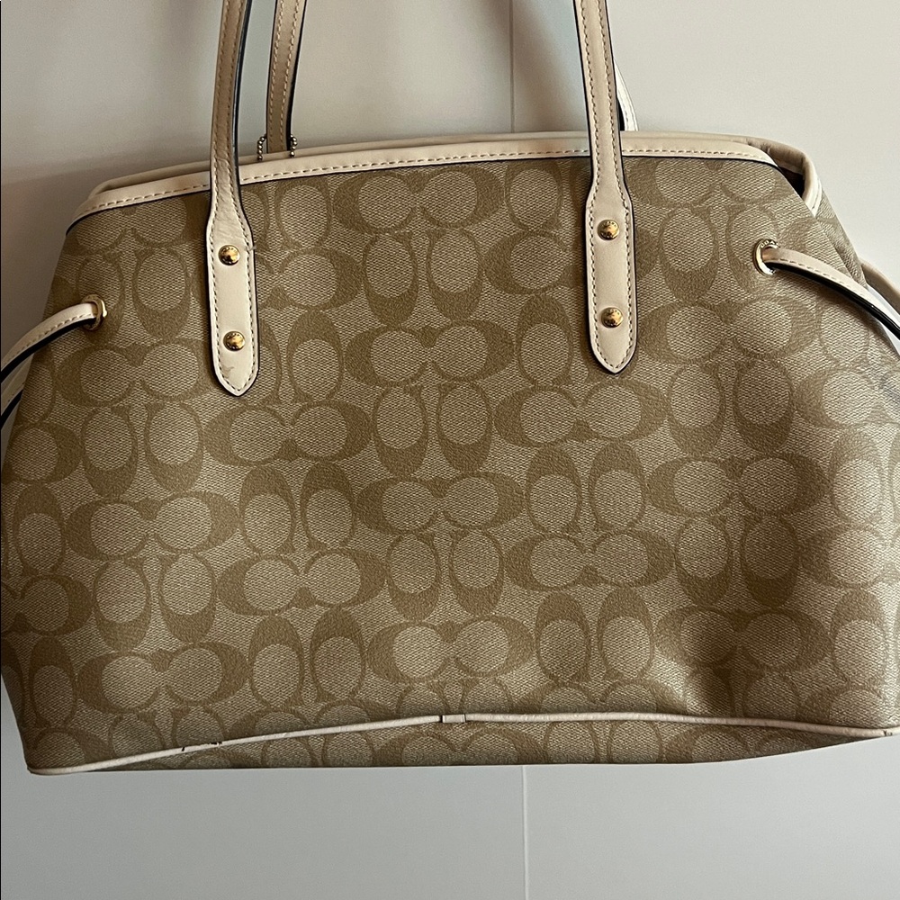 Coach Beige Signature Tote - Picture 11 of 11